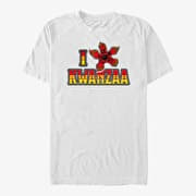 Merch Netflix Stranger Things - Demogorgon Kwanzaa Men's T-Shirt White