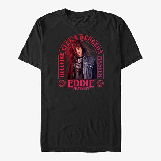 T-shirt Merch Netflix Stranger Things - Dungeon Master Eddie Men's T-Shirt Black
