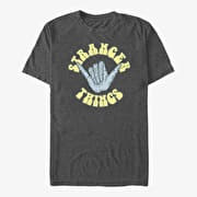 Merch Netflix Stranger Things - Rad Things Men's T-Shirt Dark Heather Grey