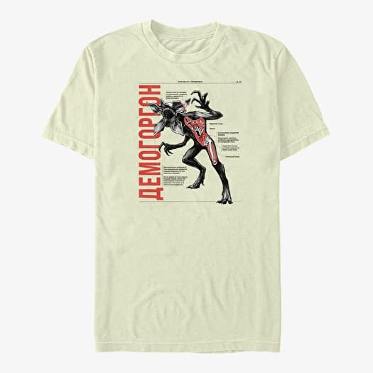Tričko Merch Netflix Stranger Things - Anatomy of Demogorgon Men's T-Shirt Natural