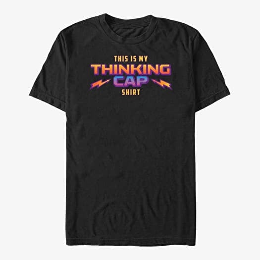 T-shirt Merch Netflix Stranger Things - Thinking Cap Men's T-Shirt Black