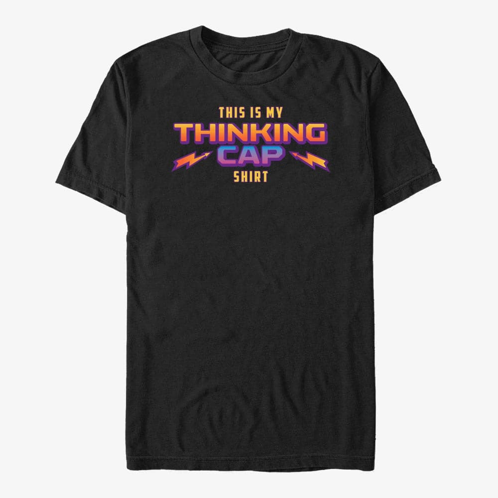 majice kratkih rukava Merch Netflix Stranger Things - Thinking Cap Men's T-Shirt Black