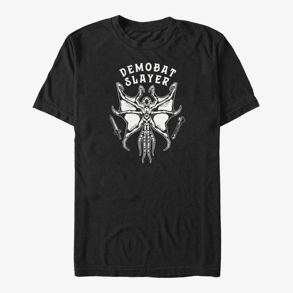 Magliette Merch Netflix Stranger Things - Demobat Slayer Men's T-Shirt Black
