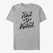 Merch Netflix Stranger Things - Rink Logo Men's T-Shirt Heather Grey
