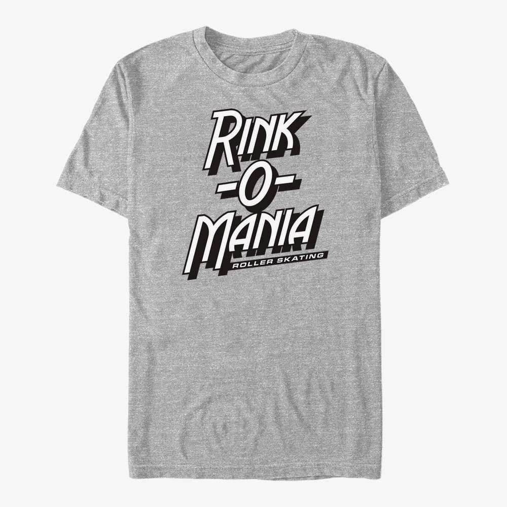 T-Shirts Merch Netflix Stranger Things - Rink Logo Men's T-Shirt Heather Grey