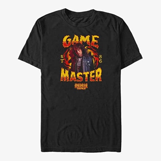 T-shirt Merch Netflix Stranger Things - DUNGEON MASTER Men's T-Shirt Black