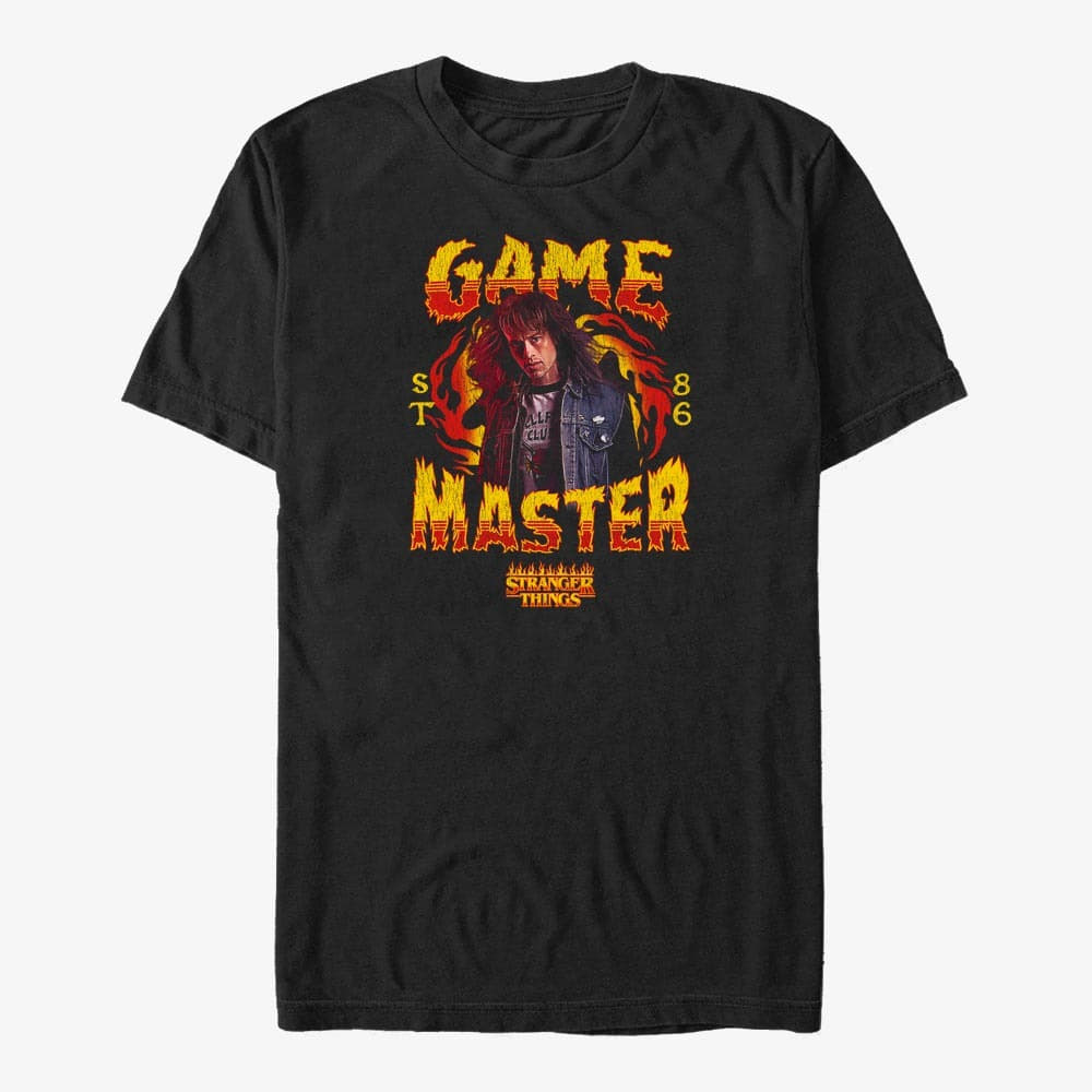 Magliette Merch Netflix Stranger Things - DUNGEON MASTER Men's T-Shirt Black
