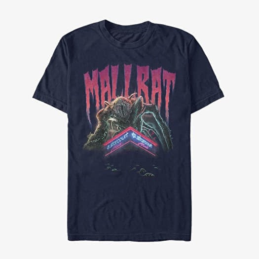 Majica Merch Netflix Stranger Things - Mallrat Demogorgan Men's T-Shirt Navy Blue