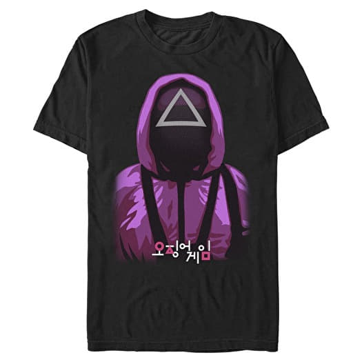 T-shirt Merch Netflix Squid Game - Triangle Guy Men's T-Shirt Black