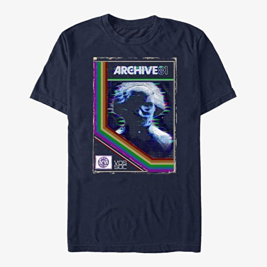 Camiseta Merch Netflix Archive 81 - THE STATUE Men's T-Shirt Navy Blue