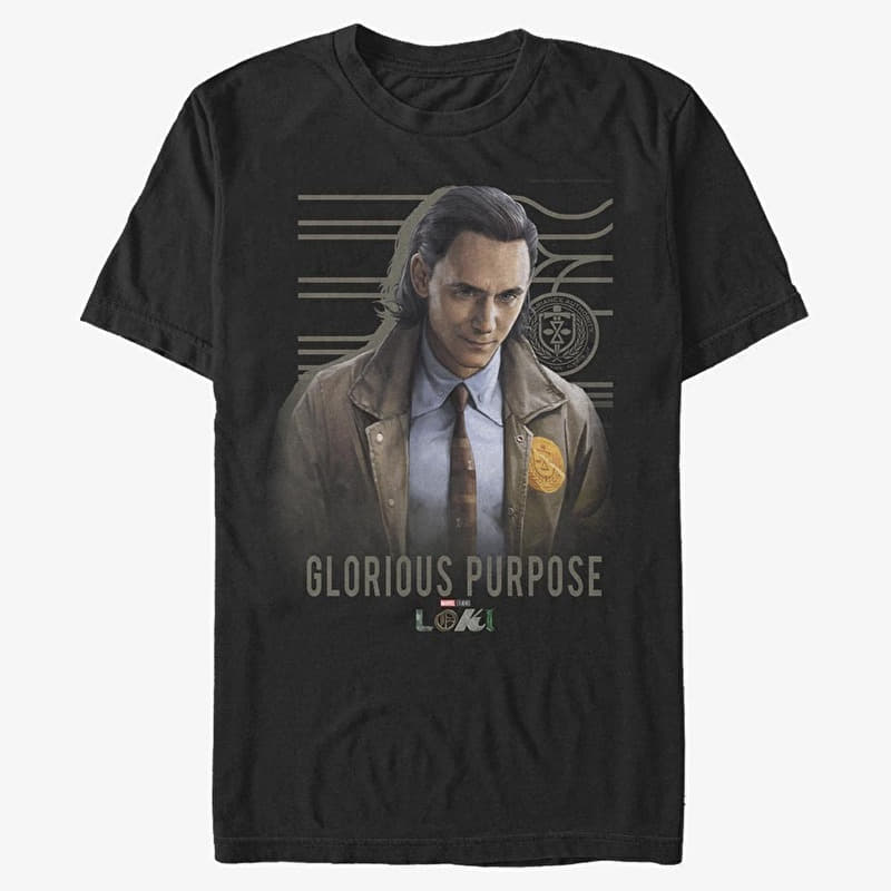 Camiseta Merch Marvel Loki - Glorious Purpose Men's T-Shirt Black