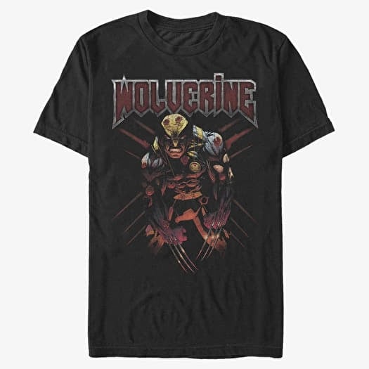 Tricou Merch Marvel X-Men - Sick Wolverine Men's T-Shirt Black