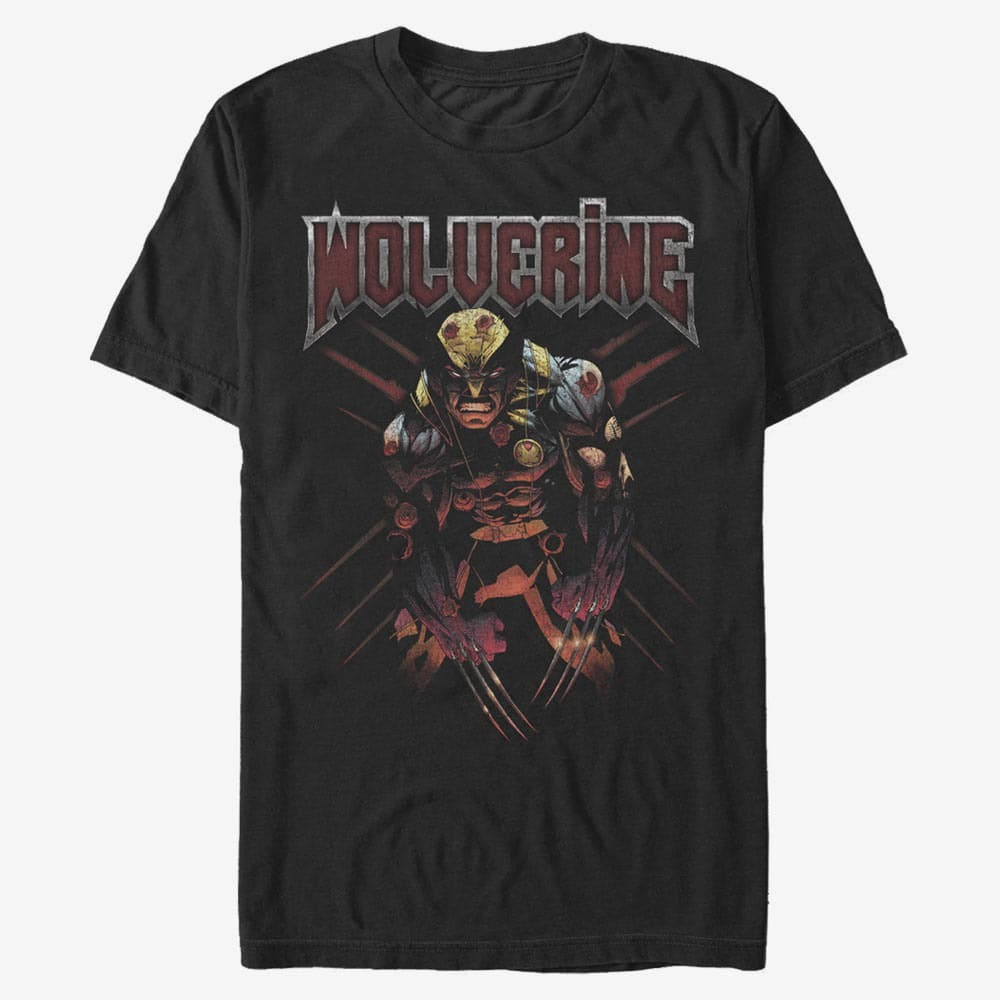 majice kratkih rukava Merch Marvel X-Men - Sick Wolverine Men's T-Shirt Black
