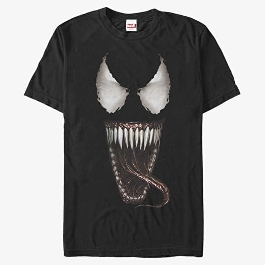 Tričko Merch Marvel Other - Venom Mouth Open Men's T-Shirt Black