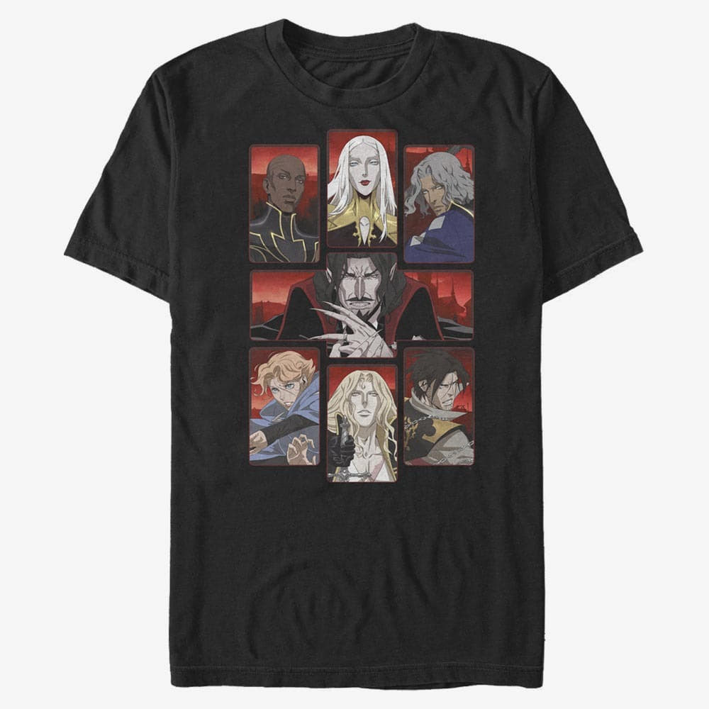 majice kratkih rukava Merch Netflix Castlevania - Castlevania Crew Men's T-Shirt Black