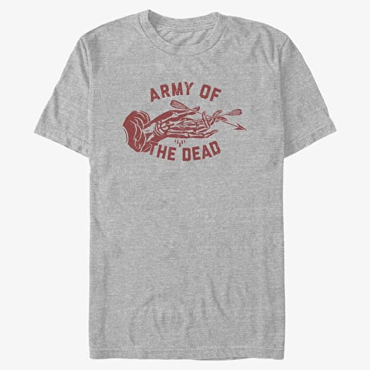 T-shirt Merch Netflix Army Of The Dead - Arrows Logo Men's T-Shirt Heather Grey