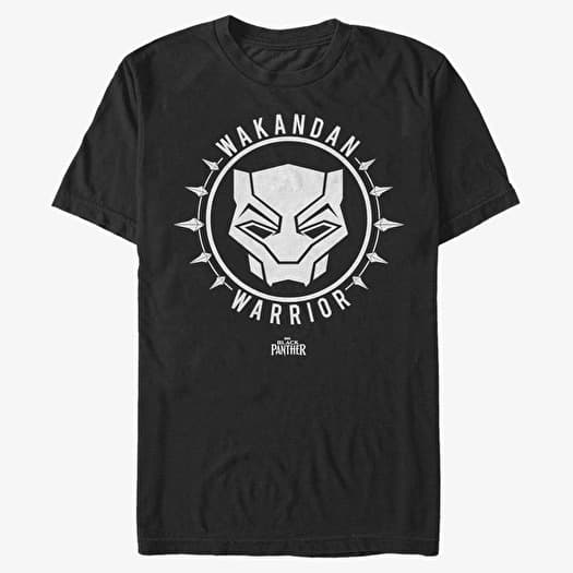 T-shirt Merch Marvel Black Panther - BlackPanther Emblem Men's T-Shirt Black