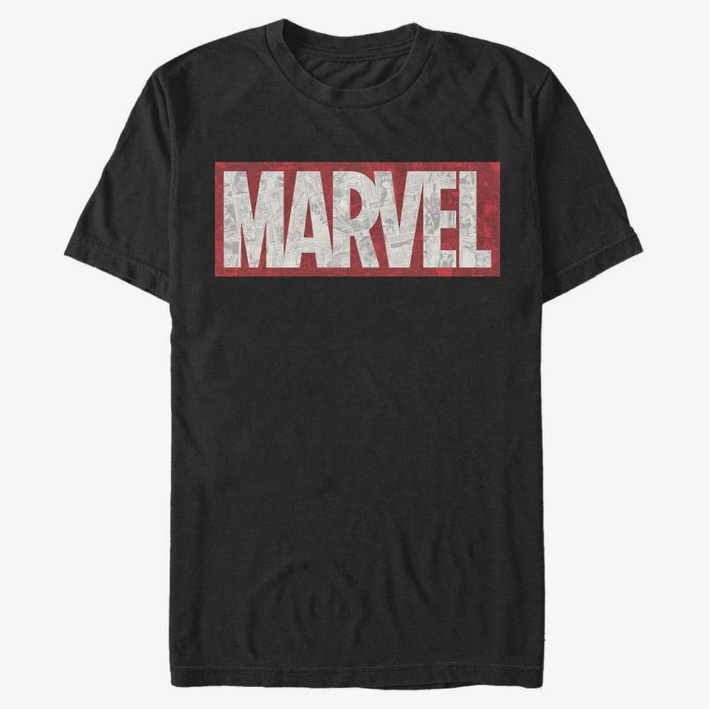 majice kratkih rukava Merch Marvel Other - Comic Strips Marvel Men's T-Shirt Black