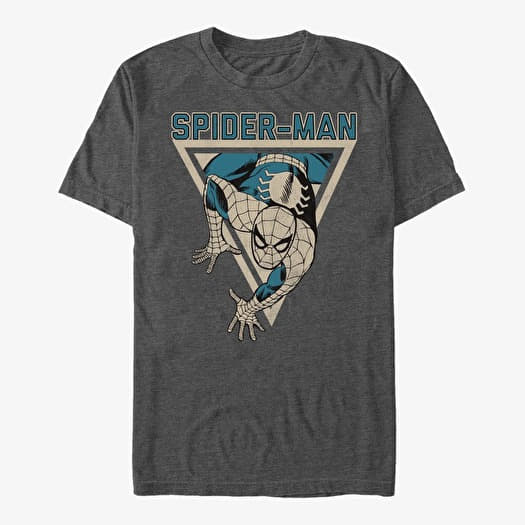T-shirt Merch Marvel Spider-Man Classic - Spiderman Power Men's T-Shirt Dark Heather Grey