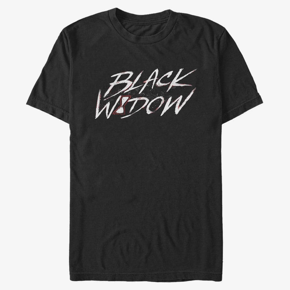 T-Shirts Merch Marvel Black Widow - Widow Paint Men's T-Shirt Black