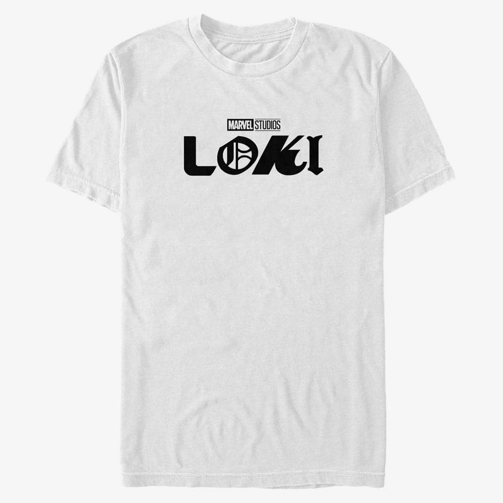 T-särgid Merch Marvel Loki - Loki Logo Men's T-Shirt White