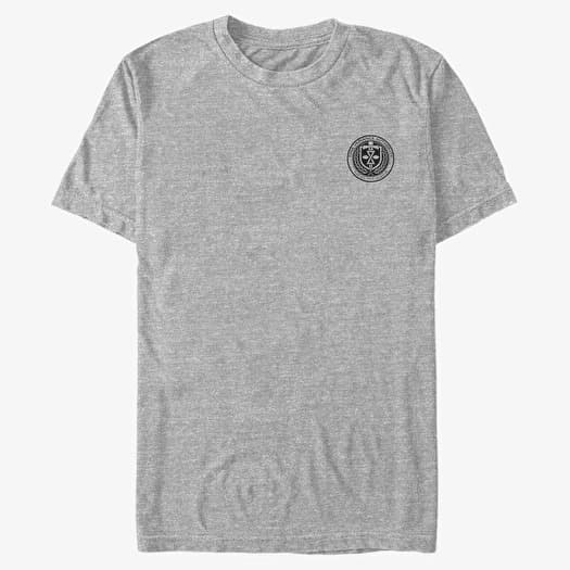 T-shirt Merch Marvel Loki - TVA POCKET CREST Men's T-Shirt Heather Grey