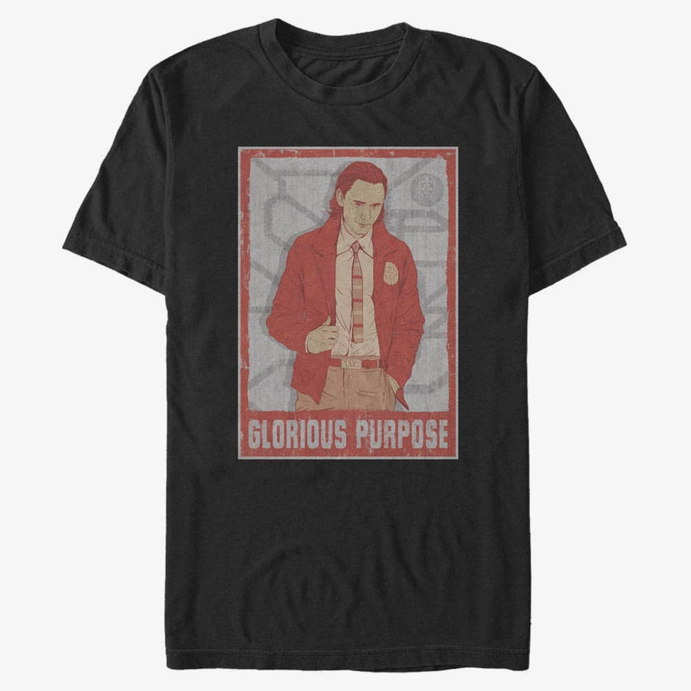 T-shirts Merch Marvel Loki - Glorious Purpose Men's T-Shirt Black