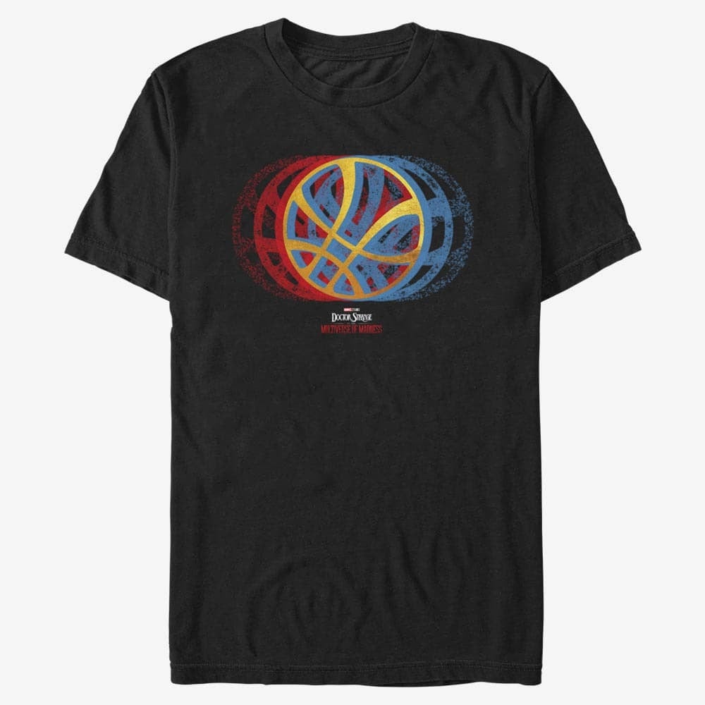 Majice T-shirt Merch Marvel Doctor Strange in the Multiverse of Madness - Gradient Seal Men's T-Shirt Black