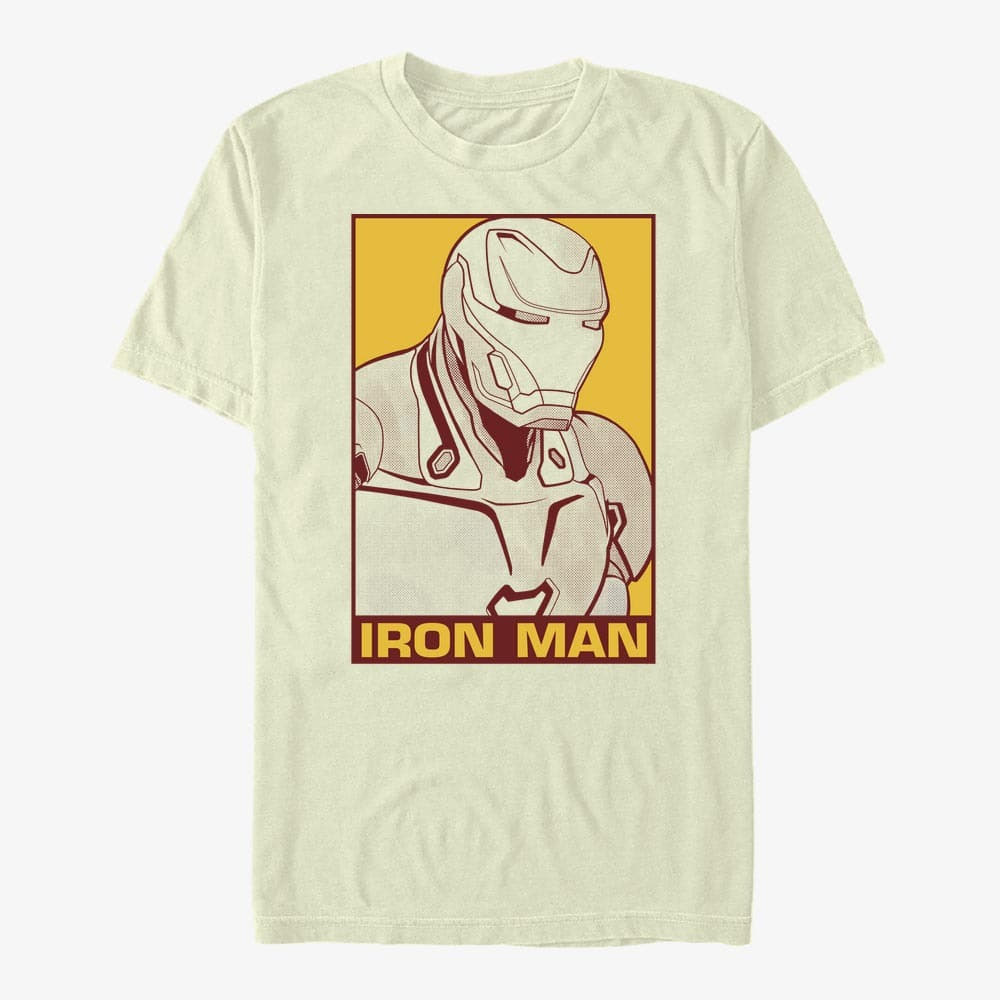 T-shirts Merch Marvel Iron Man - Pop Iron Man Men's T-Shirt Natural