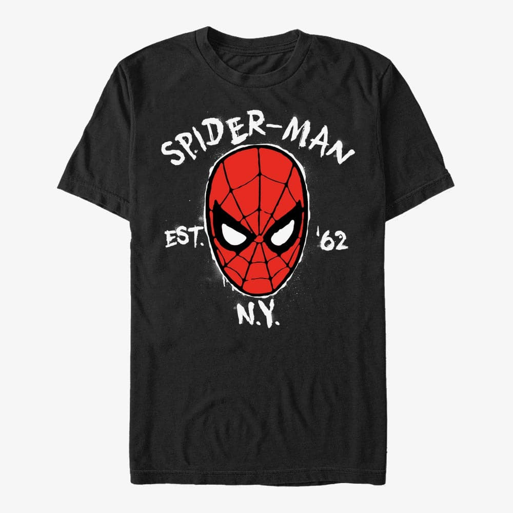 T-Shirts Merch Marvel Spider-Man Classic - Sixty Two Men's T-Shirt Black