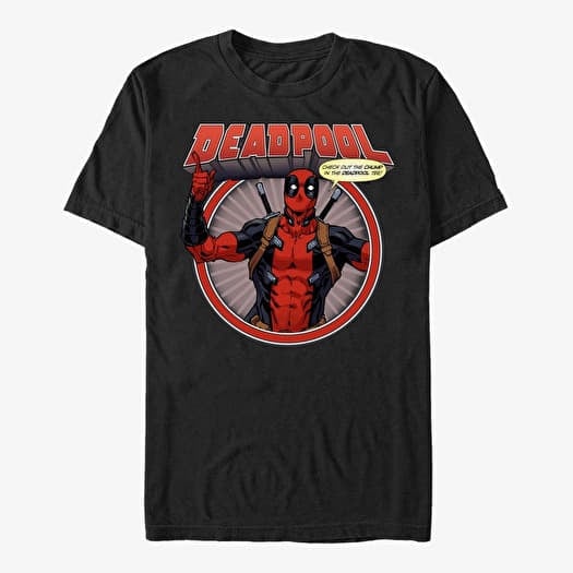Tričko Merch Marvel Deadpool - Deadpool Chump Men's T-Shirt Black