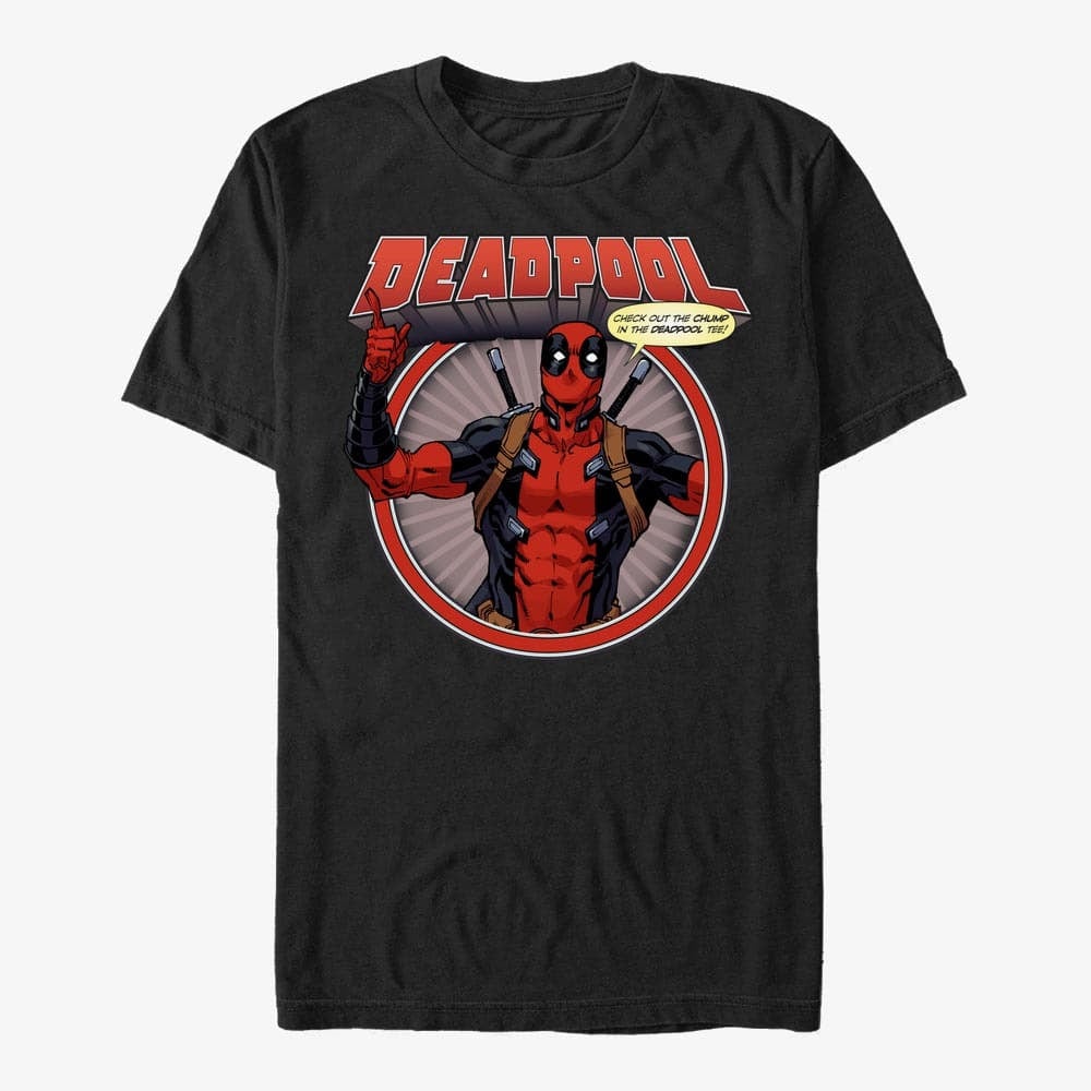 T-Shirts Merch Marvel Deadpool - Deadpool Chump Men's T-Shirt Black