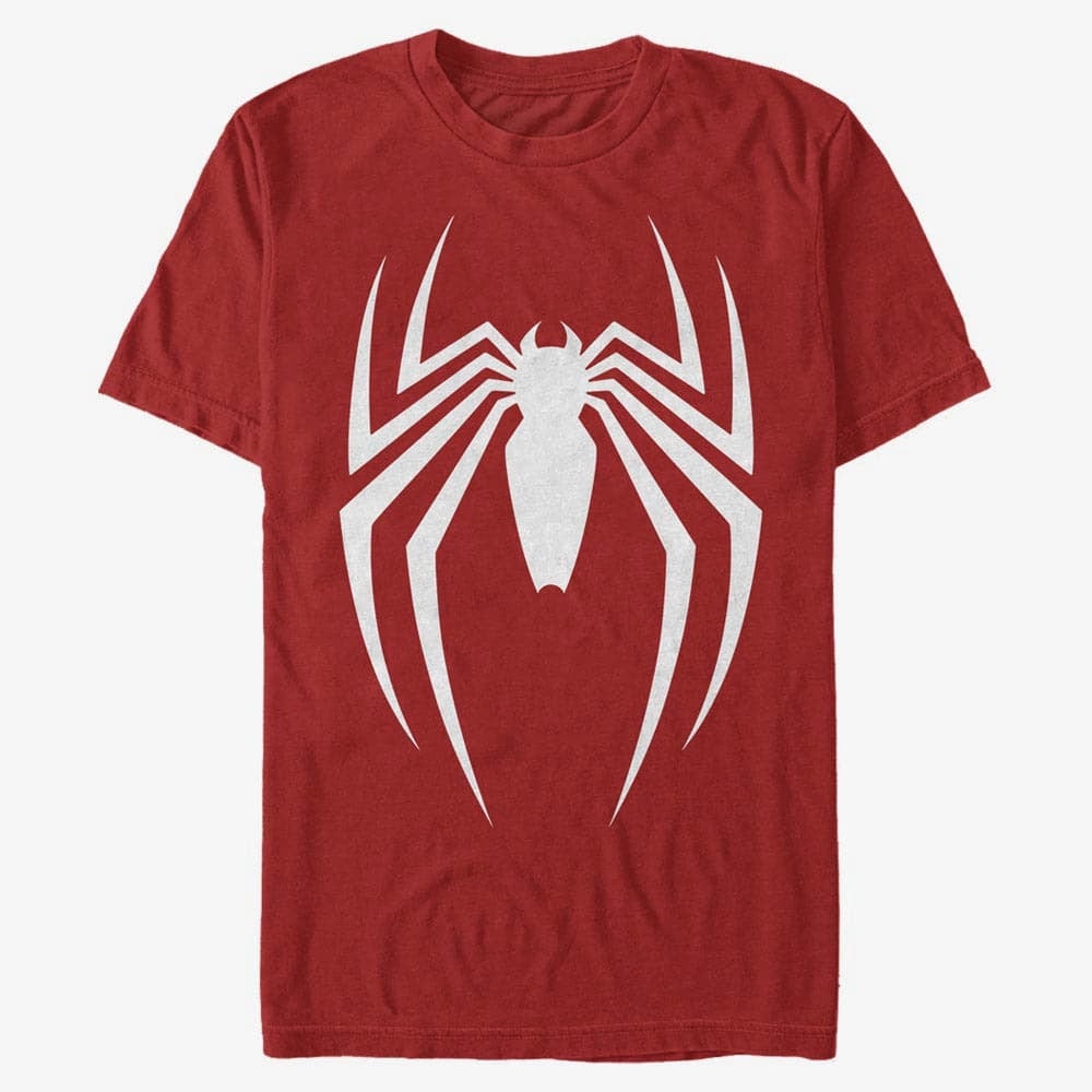 Magliette Merch Marvel Spider-Man Classic - Spider-Man Gameverse Logo Men's T-Shirt Red