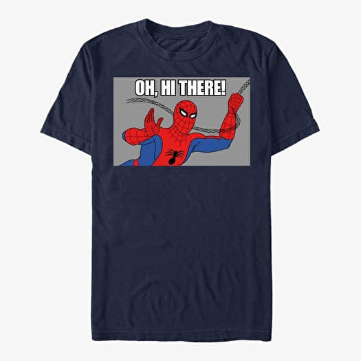 T-shirt Merch Marvel Spider-Man Classic - Oh Hi There Men's T-Shirt Navy Blue
