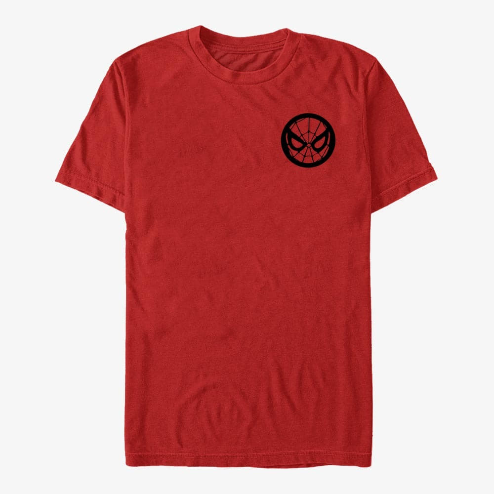 T-Shirts Merch Marvel Spider-Man Classic - Spider Man Face Logo Men's T-Shirt Red