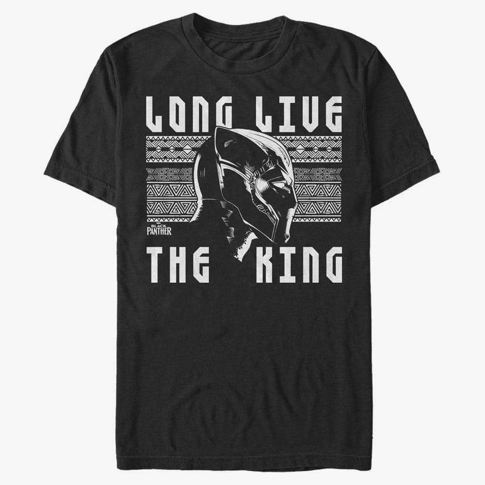 majice kratkih rukava Merch Marvel Black Panther - Urban Panther Lives Men's T-Shirt Black