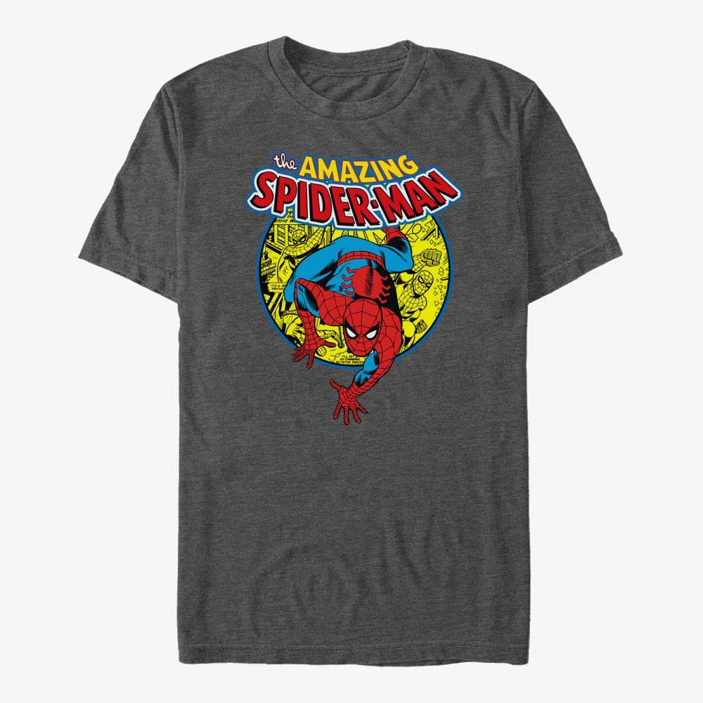 Magliette Merch Marvel Spider-Man Classic - Urban Hero Men's T-Shirt Dark Heather Grey