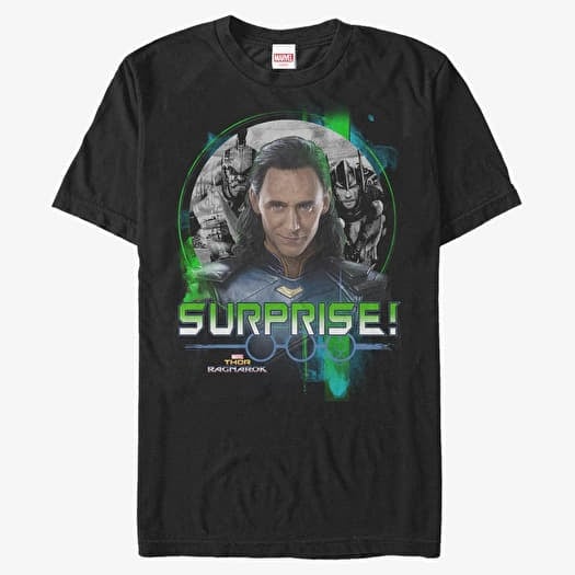 Camiseta Merch Marvel Thor Ragnarok - Loki Returns Men's T-Shirt Black