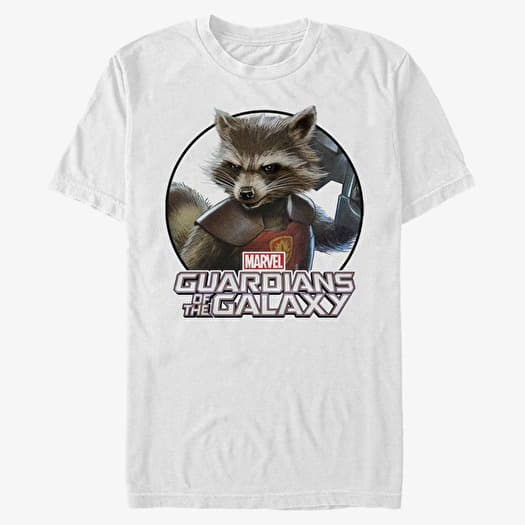 Póló Merch Marvel Guardians Of The Galaxy - Dangerous Animal Men's T-Shirt White