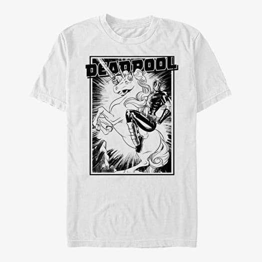 Tričko Merch Marvel Deadpool - Deadpool Fantasy Men's T-Shirt White