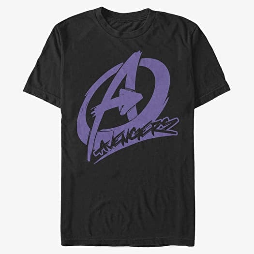 Merch Marvel Classic - Avenger Graffiti Men's T-Shirt Black