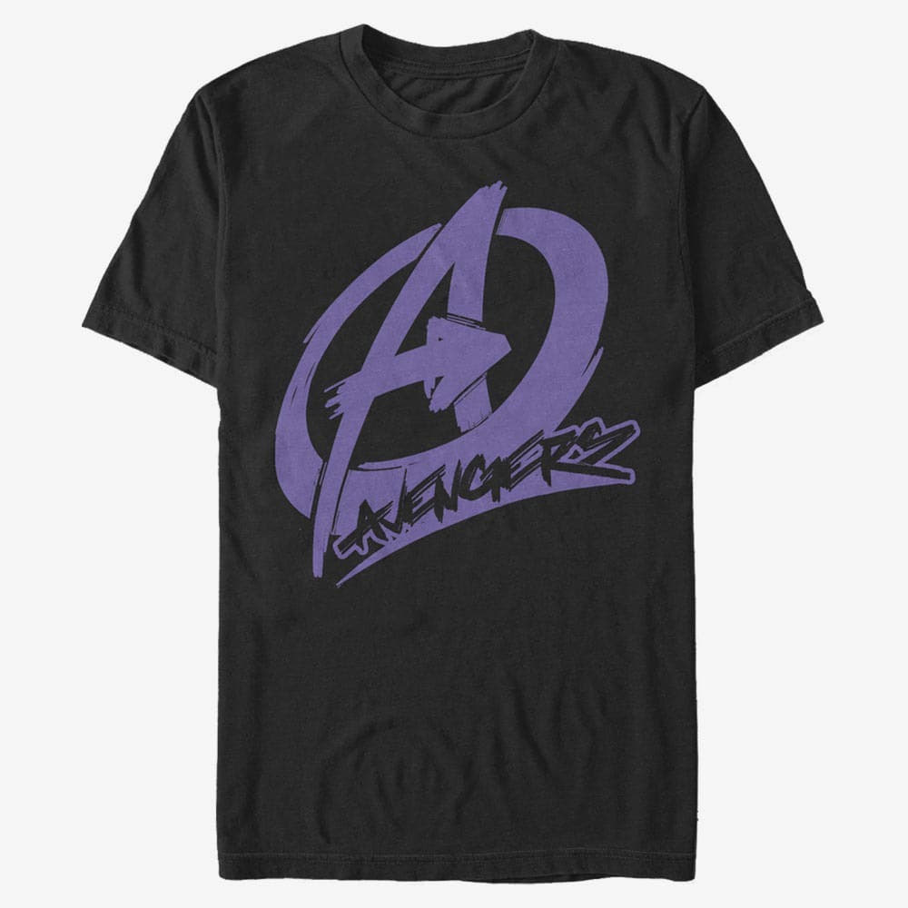 Camisetas Merch Marvel Classic - Avenger Graffiti Men's T-Shirt Black