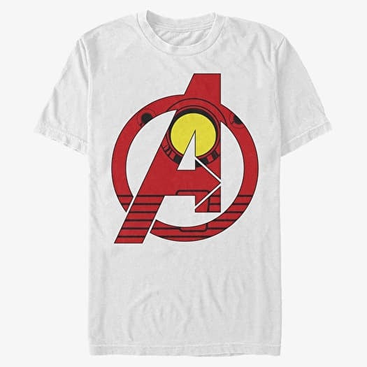 T-shirt Merch Marvel Classic - Avenger Iron Man Men's T-Shirt White