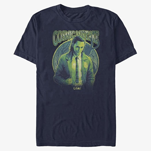 T-shirt Merch Marvel Loki - Cosmicalloki Wrong Men's T-Shirt Navy Blue
