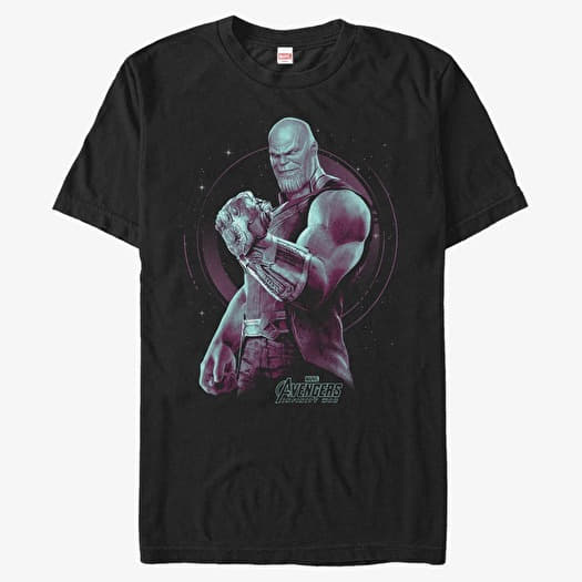 Póló Merch Marvel Avengers: Infinity War - Thanos The Mad Titan Men's T-Shirt Black