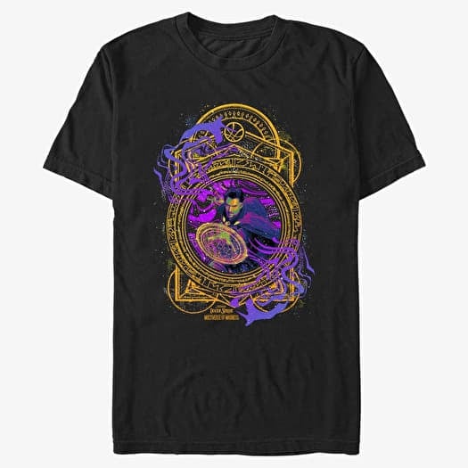 T-shirt Merch Marvel Doctor Strange in the Multiverse of Madness - Neon Strange Men's T-Shirt Black
