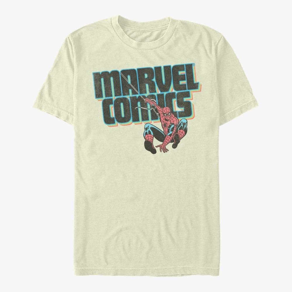 Tricouri Merch Marvel Spider-Man Classic - MARVEL COMICS Men's T-Shirt Natural