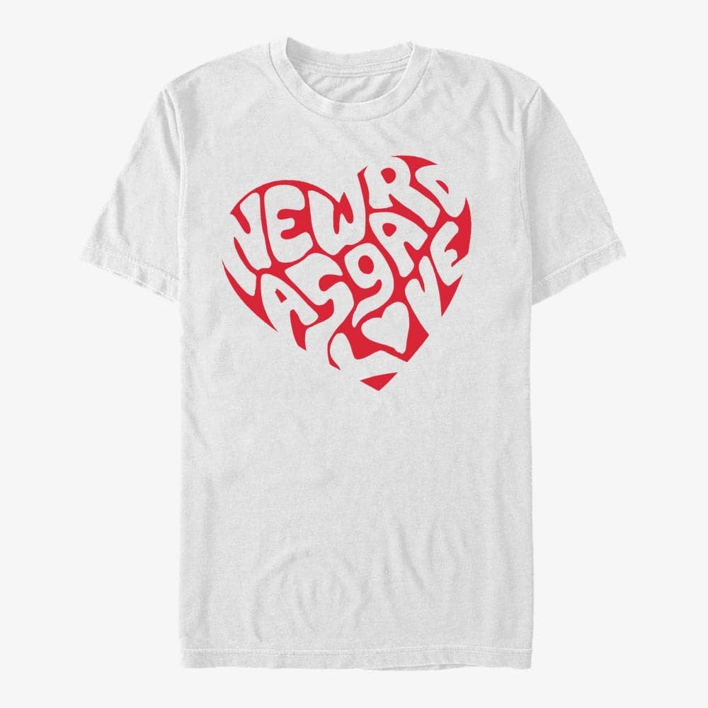 majice kratkih rukava Merch Marvel Thor: Love and Thunder - Asgard Button Men's T-Shirt White