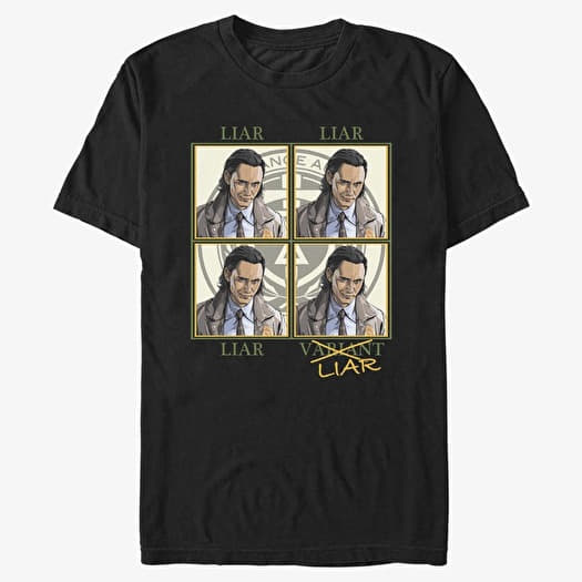 T-shirt Merch Marvel Loki - Liar Or Variant Men's T-Shirt Black