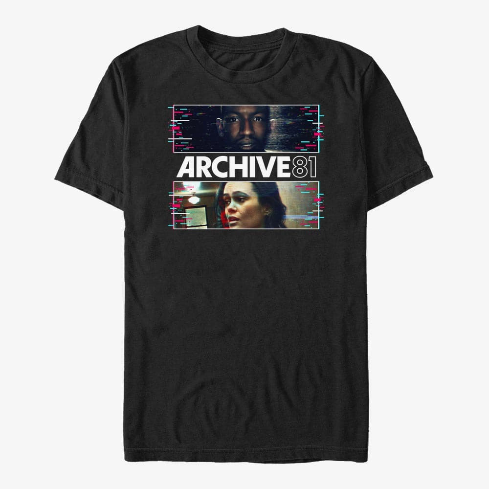 T-shirts Merch Netflix Archive 81 - Character Panels Men's T-Shirt Black